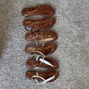 3 pairs of size 9 Sam Edelman sandals.